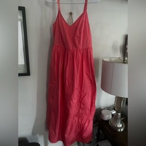 Peach old navy maxi dress